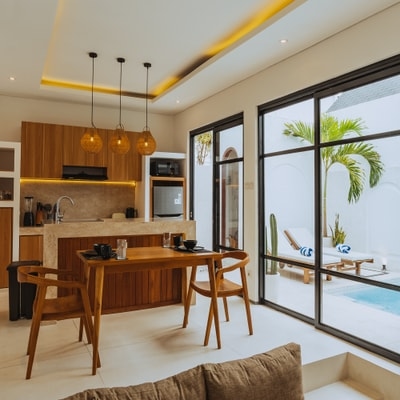 1BR Mediterranean Villa Canggu | Pool & Bathtub