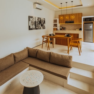 1BR Mediterranean Villa Canggu | Pool & Bathtub