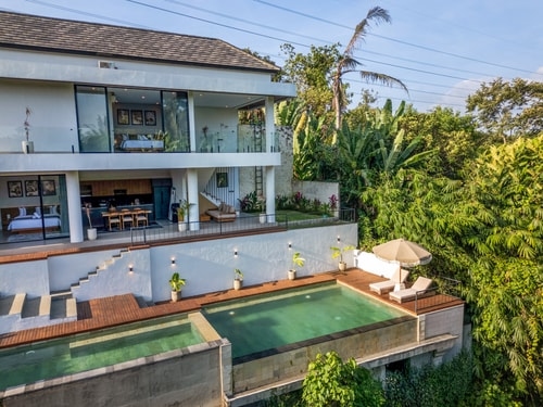 Jungle Breeze - 3BR Villa with Two Pools, Tabanan