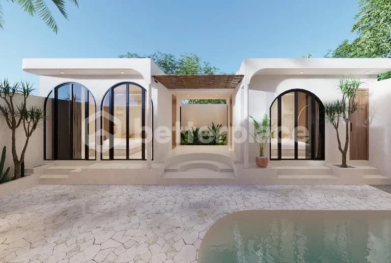 Investment Profitable: Off-Plan Villa 3 Bedrooms Sale Freehold With Tulum Design In Padonan Canggu