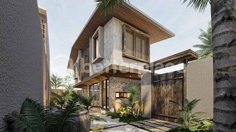 Modern Wabi Sabi Villa in Serene Kedungu – 3 Bedrooms Near the Beach