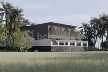 Serene Living in Babakan : Stylish 1-Bedroom Villa with Rice Field Views