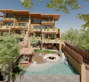 Modern 2-Bedroom Furnished Penthouse with Ocean and Greens Views in Uluwatu’s Exclusive Golf Estate