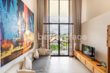 A Stunning One Bedroom Loft Apartment in Batu Bolong, Just Few Minutes to The Beach