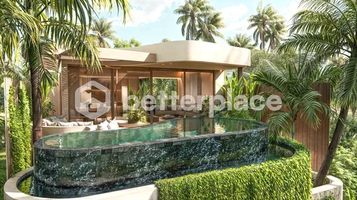 Modern 2-Bedroom Tropical Villa in Uluwatu with Private Laguna-Style Pool