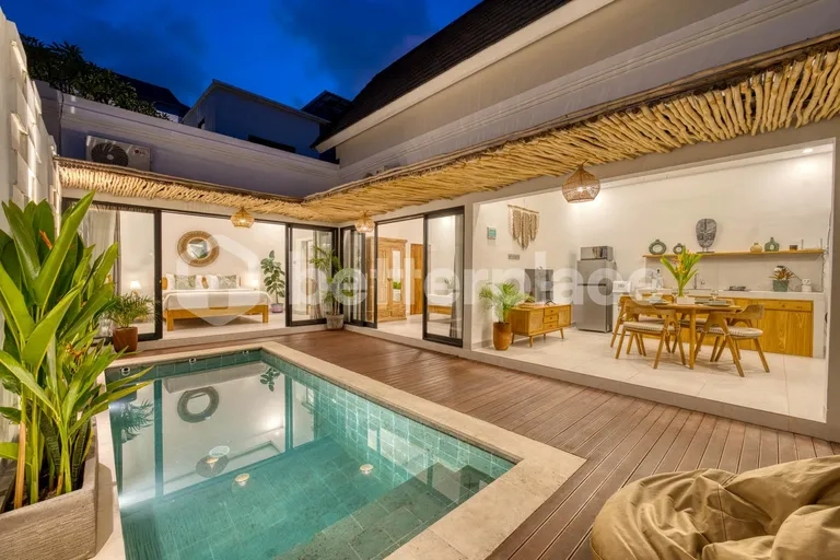 Elegant Balinese Tropical Villa for Yearly Rental in the Heart of Seminyak – Fully Furnished 2-Bedroom Sanctuary Just 5 Minutes from Seminyak Beach