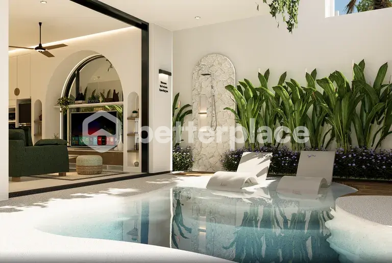 Luxurious 2-Bedroom Villa in Canggu – Batu Bolong: It Is a Modern Interpretation Of The Tropical Style.