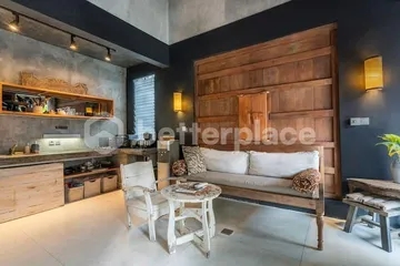 Elegant French-Designed Leasehold 1-Bed Villa in the Heart of Canggu, Just Minutes from Berawa Beach