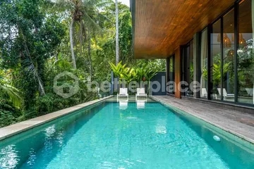 Exceptional 6-Bedroom Contemporary Villa in Ubud Featuring a Private Padel Court, Swimming Pool & Breathtaking Rice Field Panorama