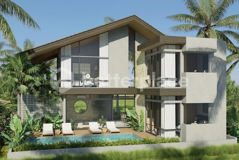 Spacious & Stylish Pererenan Villa with Breathtaking Rice Field Views