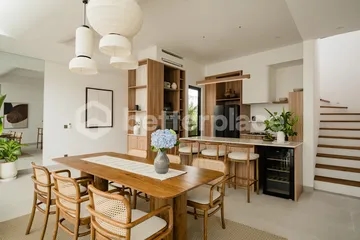 Luxury Oasis: Furnished Villa with Stunning Rice Field Views in Canggu – Berawa