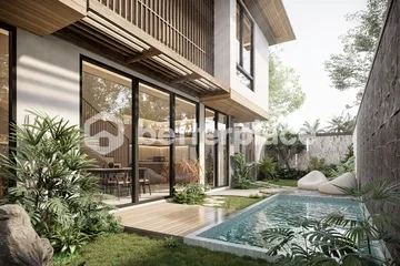 Elegant Tropical Contemporary Villa in Peaceful Kedungu – 2 Bedrooms Walking Distance to the Beach