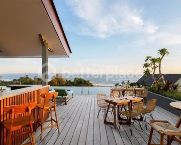 Modern 1-Bedroom Apartment with Rooftop Pool and Ocean View in Berawa