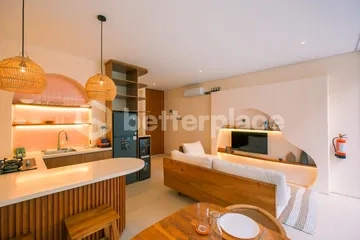 Experience Sophisticated Tropical Living in This Brand-New Fully Furnished Villa with Private Pool and Dedicated Workspace in North Canggu – Buduk