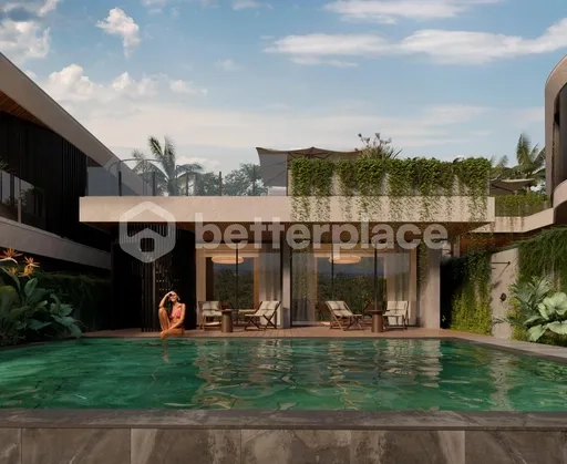 Refined Tropical Luxury with Rooftop Spa – Designer Nusa Dua 2-Bed Villa Offering Breathtaking Ocean and Mountain Vistas