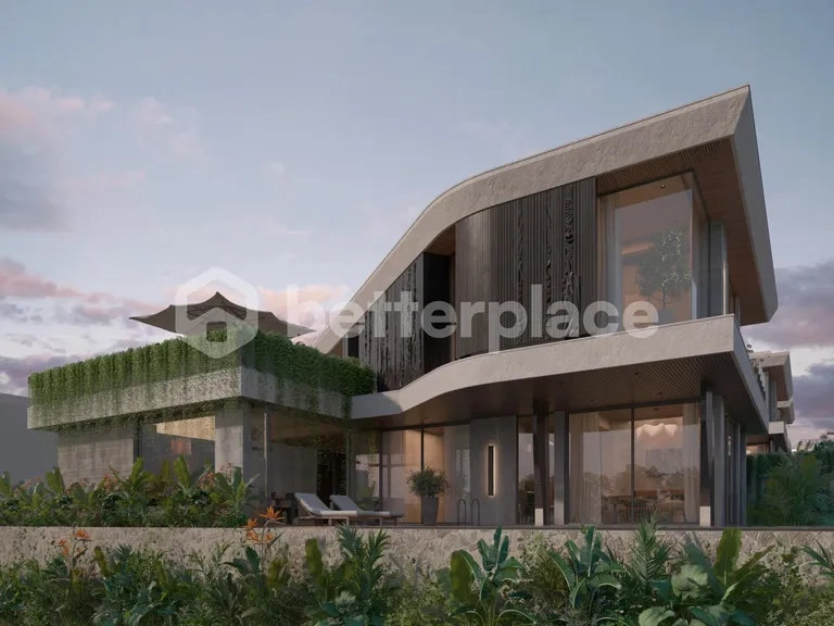 A Masterpiece Above the Coastline – Luxury Ocean-View 4-Bed Villa with Rooftop SPA and Stunning Mount Agung Backdrop in Nusa Dua