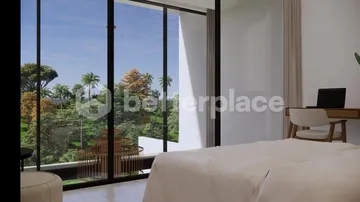 Luxurious 1-Bedroom Apartment with Sauna and River View in Ubud