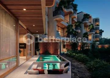 2 years Guarantee Income: Stunning and Modern Apartment 1 Bedroom with Private Pool for Sale Leasehold in Canggu