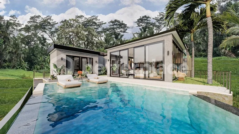 Modern Furnished Villa, Ideal for Families and Investors with Rice Field Panorama