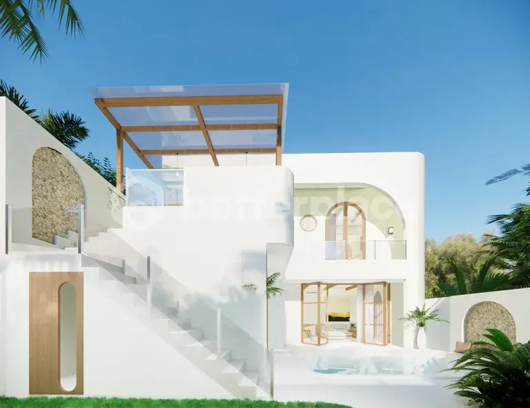 Modern Tropical 3-Bedroom Villa with Rooftop Jacuzzi in Prime Umalas Location