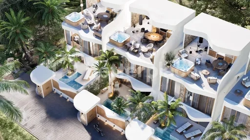 Luxurious Tropical Villa in Nyang-Nyang - 2 Bedrooms with Stunning Rooftop Jacuzzi Views