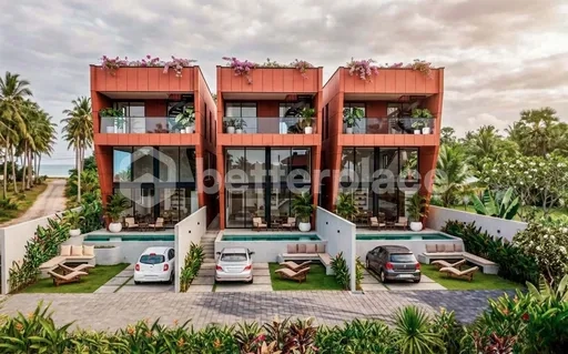 A Rare Jewel in Bukit Jimbaran – Three-Level Villa Offering Modern Luxury, Rooftop Living, and Beachside Convenience