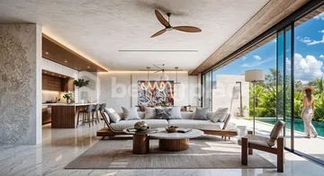 Elegant Tropical Contemporary Villa in Peaceful Pecatu 2 Bedrooms with Sunset Views