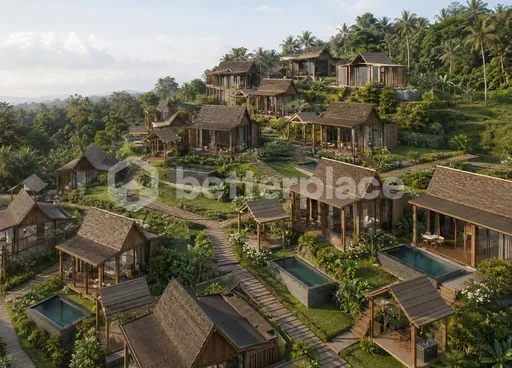 Charming Ubud-Style Villa in Tegalalang 2 Bedrooms with Spacious Tropical Living