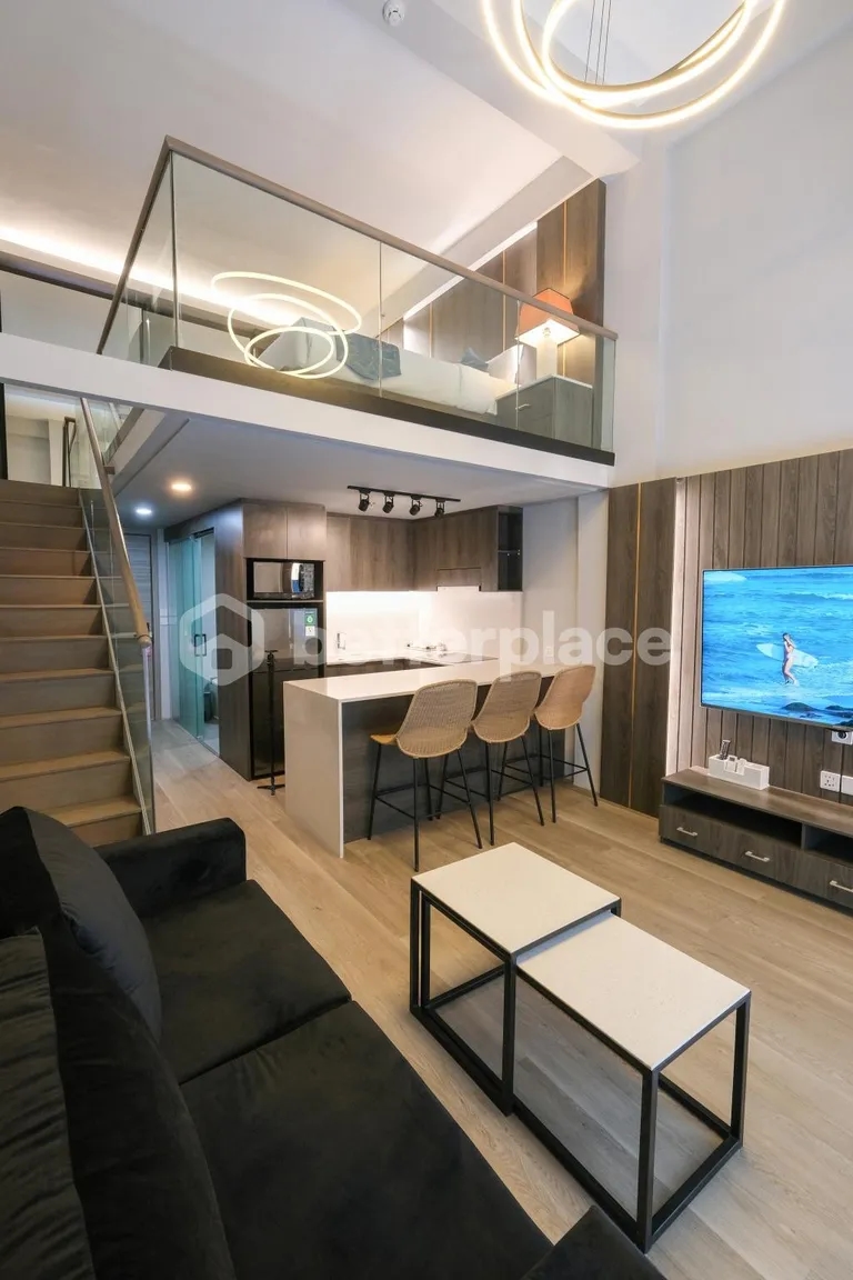 Refined Beachside Living in Canggu – Fully Furnished Designer 1-Bed Apartment with Exceptional Investment Potential