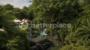 The Ultimate Private Retreat in Nyambu – Luxurious 3-Bed Villa with Infinity Pool, River, Jungle, Waterfall Views and Elevated Tropical Living