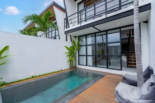 1BR Paddy View Loft | Pool, Near Batu Bolong Beach